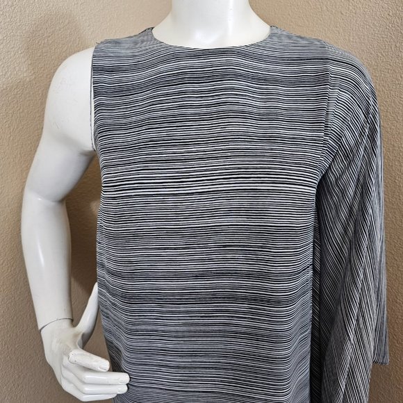 ALI&JAY Striped Drape One Sleeve Mini Dress~Size S - Picture 3 of 11